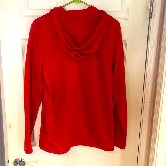 Gym Shark Men’s Arrival Zip Up Hoodie, Small, Red - Picture 4 of 9